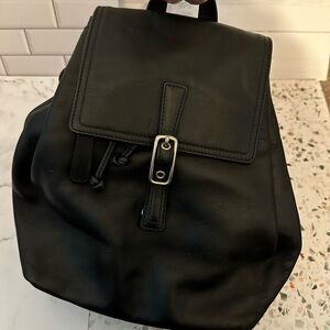 Mini Leather Coach Backpack